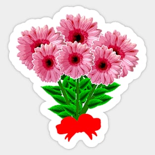 pretty flower design. Sticker